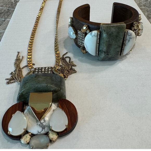 J.Crew Stone Necklace - Picture 2 of 9